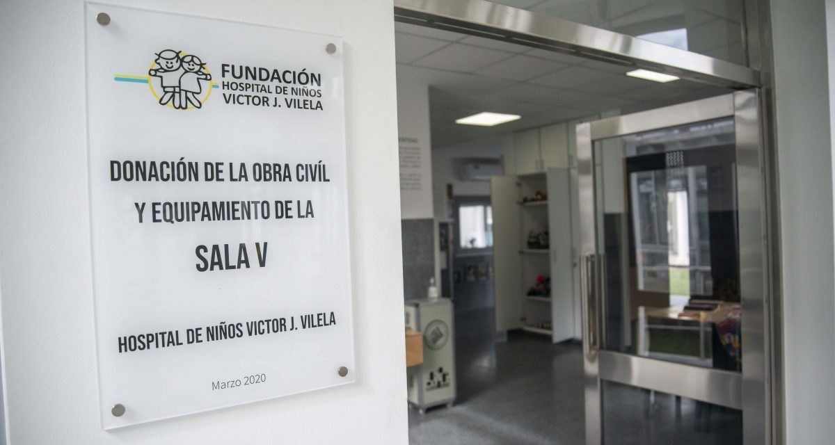Quedó inaugurada la Sala 5 del Hospital Vilela con un perfil innovador
