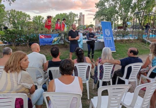 Se desarrolló una jornada de buceo adaptado para personas con discapacidad visual