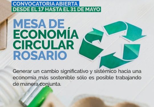 Se lanza una convocatoria abierta para participar de la Mesa de Economía Circular