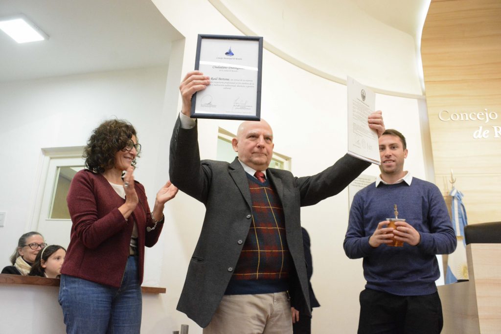Raúl Alberto Bertone es Ciudadano Distinguido