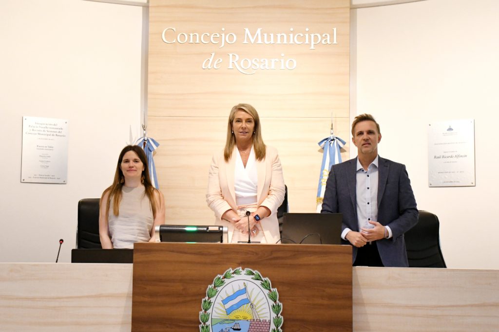 María Eugenia Schmuck fue reelecta como presidenta del Concejo