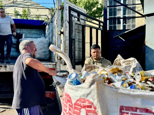 Recuperadores urbanos recolectaron más de 110 kilos de aluminio reciclable durante el Festival FARo