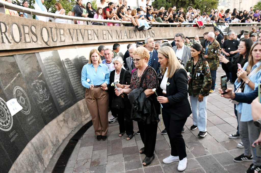 La ciudad evocó a los héroes de Malvinas