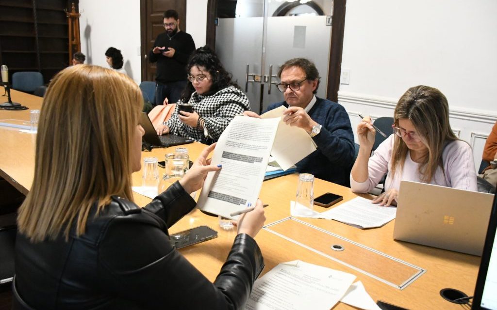 Iluminación led, adecuación de desagües, y pavimentos, temas en Obras Públicas