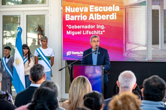 Se inauguró la nueva escuela primaria de Nuevo Alberdi