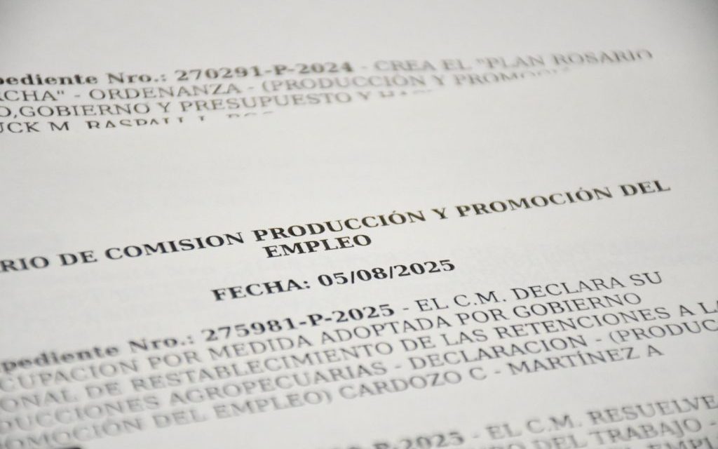 Avanza el “Régimen de Compre Trabajo Rosarino”