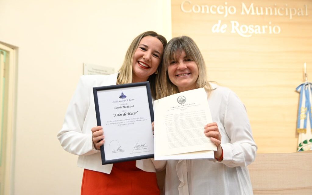Declararon de interés municipal el libro «Artes de Hacer» de Sofía López King