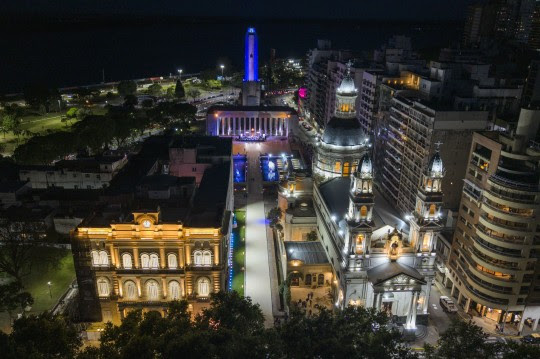 Tricentenario: el casco histórico de la ciudad volvió a recuperar su brillo original