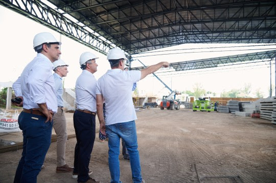 Obras en marcha: va tomando forma el nuevo Microestadio Municipal