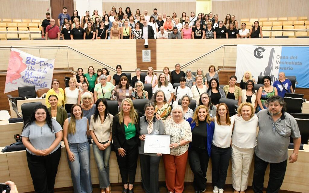 Se celebró el primer aniversario del Día Municipal de la Mujer Vecinalista