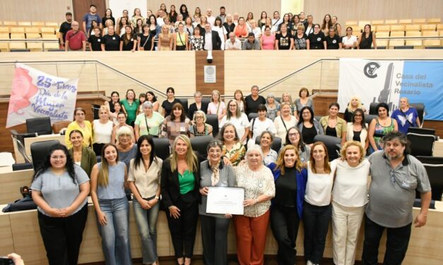 Se celebró el primer aniversario del Día Municipal de la Mujer Vecinalista