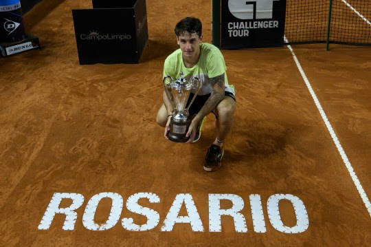 Rosario vuelve a ser sede de un torneo internacional de tenis con el Challenger 125 en el Jockey Club