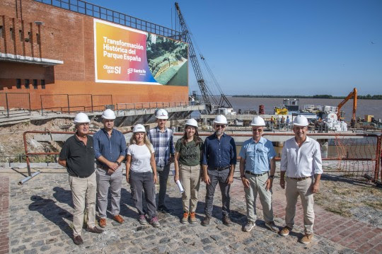 Avanzan las obras de reconstrucción y ampliación del muelle del Parque España