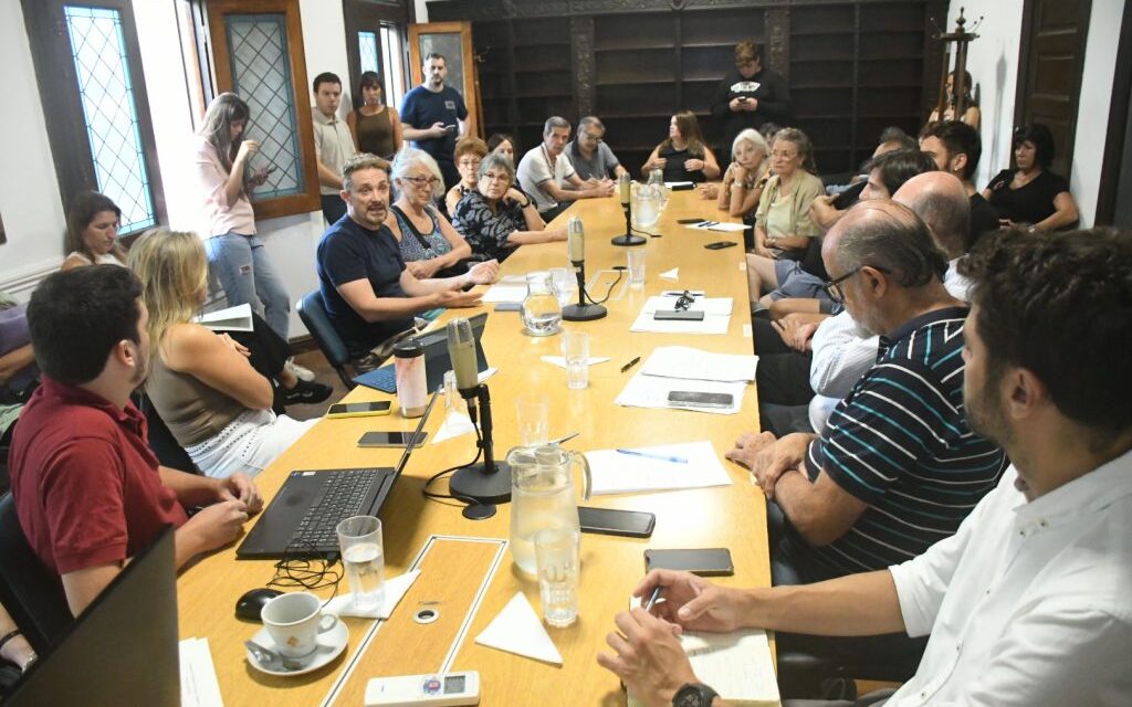 Audiencia por obras en el Parque de la Independencia