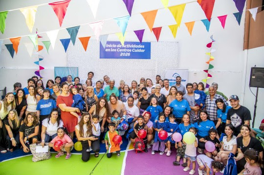 Los centros Cuidar arrancaron el ciclo 2026 sumando a niñas y niños de 2 años