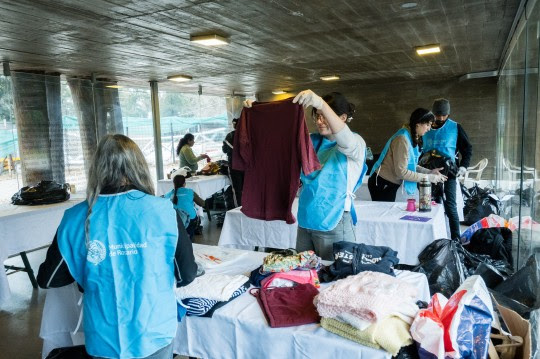 «Si no lo usás, donalo»: se recolectaron más de mil kilos de ropa en desuso