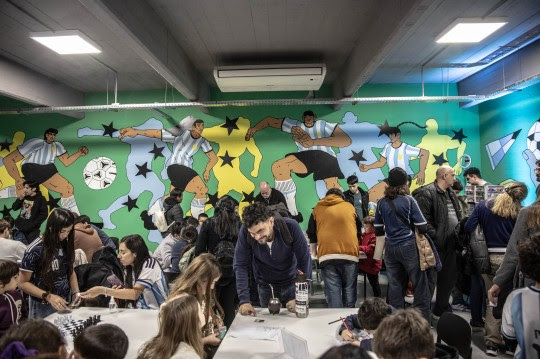 Sigue la fiesta mundialista en el Punto Fan del Cultural Fontanarrosa