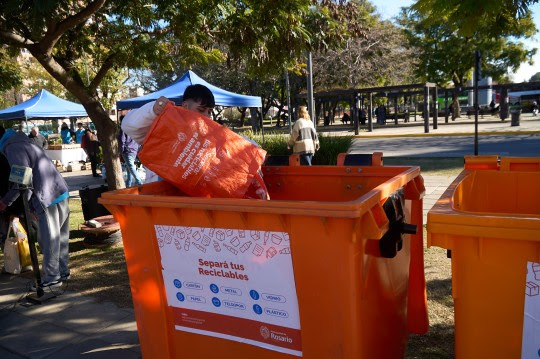 Se reprograma el canje de reciclables previsto para este viernes en plaza San Martín