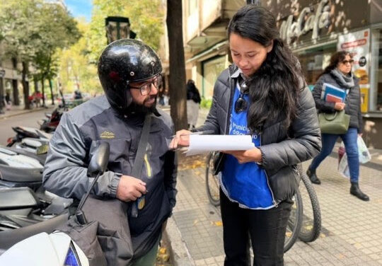 Censo a repartidores: el municipio presenta los primeros datos y diseña un programa de acompañamiento