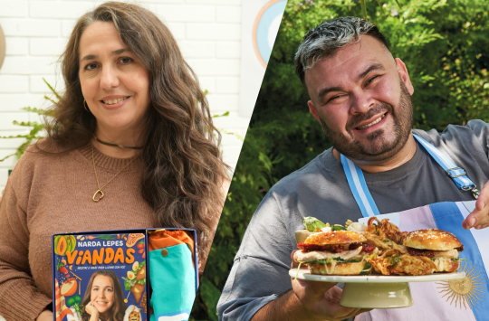 Dos reconocidas figuras del ámbito de la cocina presentan sus novedades editoriales en la FILRos